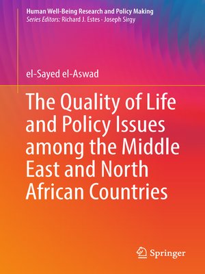 cover image of The Quality of Life and Policy Issues among the Middle East and North African Countries